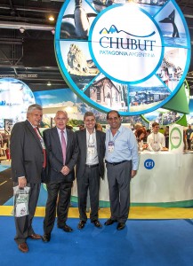 Ministro Meyer en stand Chubut FIT