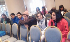 Senguer - alumnos en encuentro medios