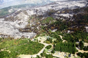 Zona cordillerana afectada