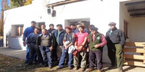 Estudiantes de Senguer curso