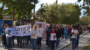 Marcha triple crimen Sarmiento