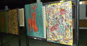 muestra artista en Sarmiento