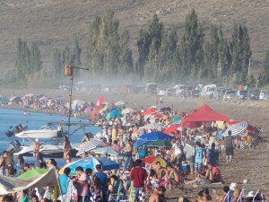 Sarmiento lago a pleno