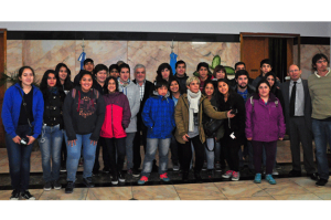 DN con alumnos Senger