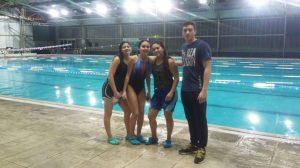 Tres sarmientinas waterpolo